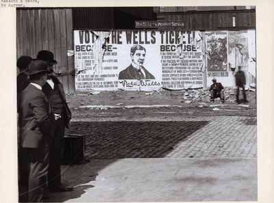 Billboard Advertising Rolla Wells Campaign for Mayor by Charles Clement Holt